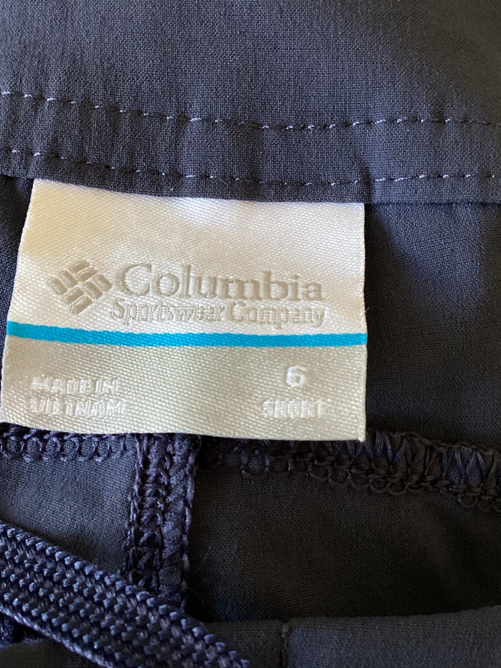 Columbia Mid Rise Bootcut Flare Hiking Pants Size 6 Short Blue-Gray - Picture 12 of 12